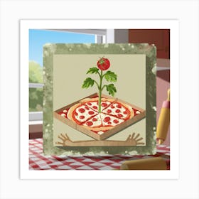 Tomato Plant Art Print