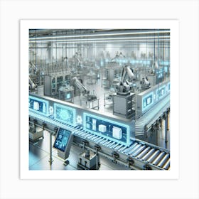 Factory Automation Art Print