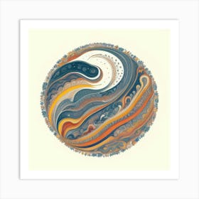 Swirling Swirls Art Print