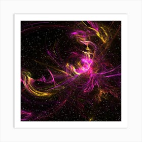 Abstract Nebula Art Print