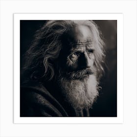 Portrait Of An Old Man 2 Art Print