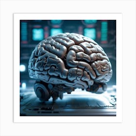 Artificial Intelligence Brain 31 Art Print