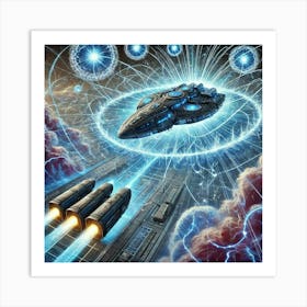 Ionosphere Ionis Leviathan Shielding Converted Art Print