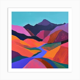 Abstract Travel Collection Lesotho 4 Art Print