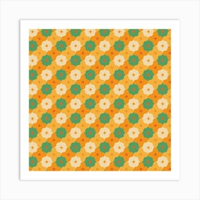 Colorful Retro Pattern 15 Art Print