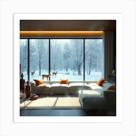 Winter Scene Art Print