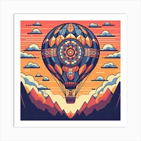 Hot Air Balloon Art Print