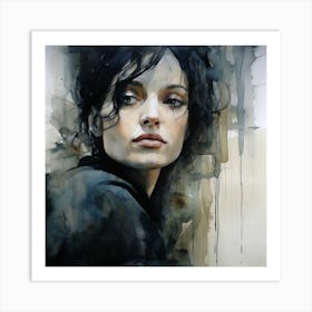 Portrait Of A Woman 7 Art Print