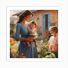 Mother And Child Art Print