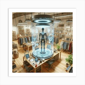 Futuristic Store Art Print