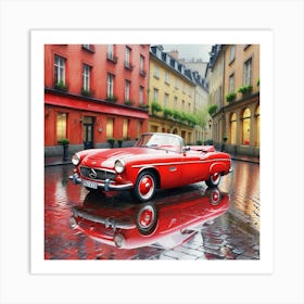 Car Art 124 Art Print