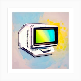 Computer Monitor Art Print