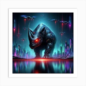 Rino Power Art Print