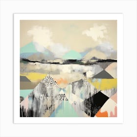 Abstract Landscape Painting 1 Art Print