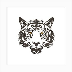 Tiger Head Art Print