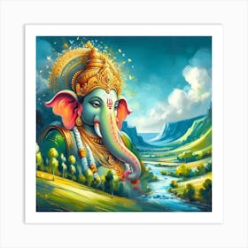 Ganesha 27 Art Print