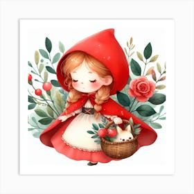 Little Red Riding Hood 2 Art Print