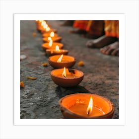 Diwali Lights 9 Art Print