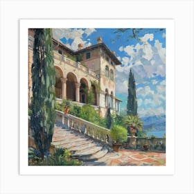 Villa Lante, Memory of Rome 2 Art Print