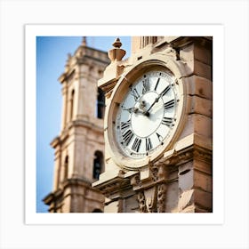 Clock Tower Art Print