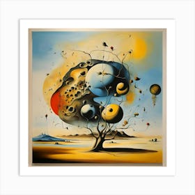 'The Tree Of Life' : Echoes of Dali Art Print