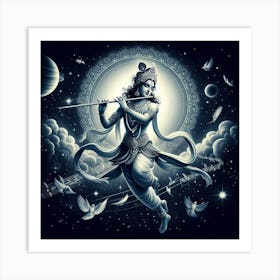 Lord Krishna 6 Art Print