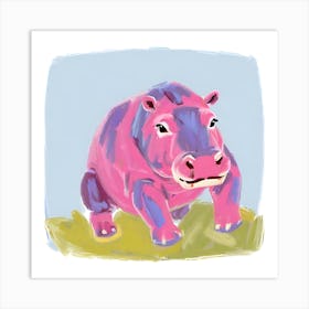 Hippopotamus 04 Art Print