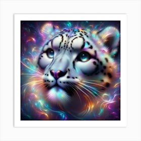 Snow Leopard 25 Art Print