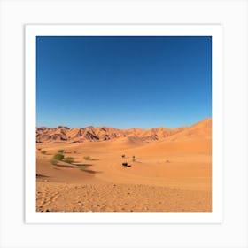 Desert - Desert Stock Videos & Royalty-Free Footage 1 Art Print