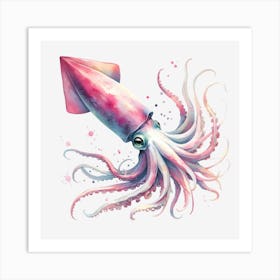 Squid Art Print