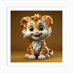 Tiger Cub 18 Art Print