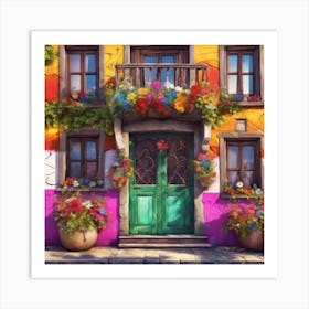 Colorful House Art Print