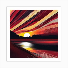 Sunset 14 Art Print