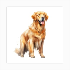 Golden Retriever Art Print