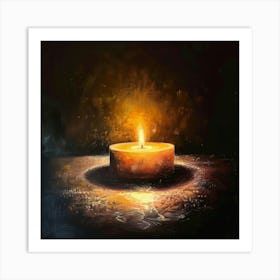 Candlelight 1 Art Print