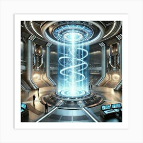 Teleportation Technology Art Print