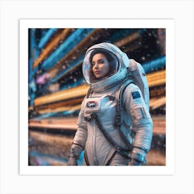 Nasa Astronaut Art Print