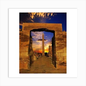 Egyptian Sunset Art Print