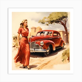 Decades in Colour: Watercolour Memories Art Print