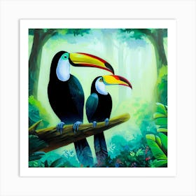 Brilliant Bills: Toucan Portraits Art Print