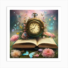 Shabby Chic Dreamy Mist Pastel Junk Journals Timem (2) 2024 05 06t114853 Art Print