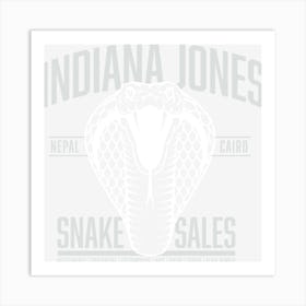 Indiana Jones Snake Sales Art Print