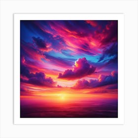 Sunset Sky Art Print