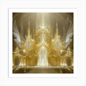 Angelic Castle Art Print