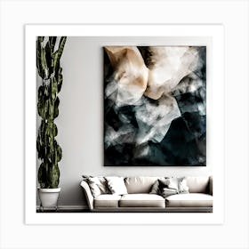 Abstract in living Art Print