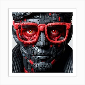 Robot Man Art Print