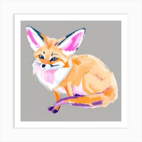 Fennec Fox 04 Art Print