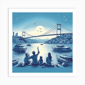 Bosphorus Bridge 1 Art Print