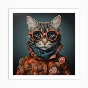 This Cat Has More Style Than You Art Print