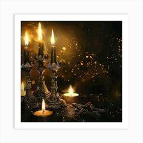 Occult Candles Art Print